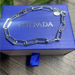 Silpada Falling Paperclips Bracelet